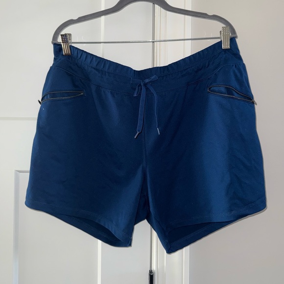 Avia Pants - Avia Women's Athletic Shorts - Navy Blue